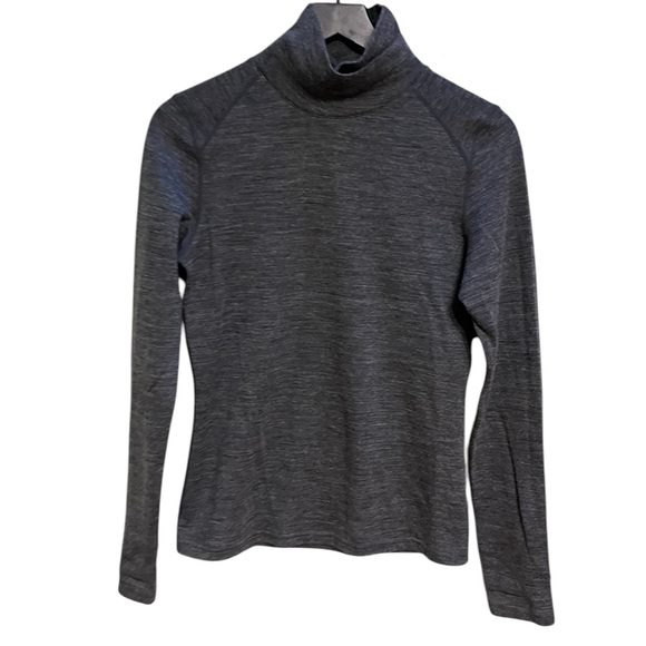 Woolskins grey turtleneck merino wool top size medium - Picture 1 of 13